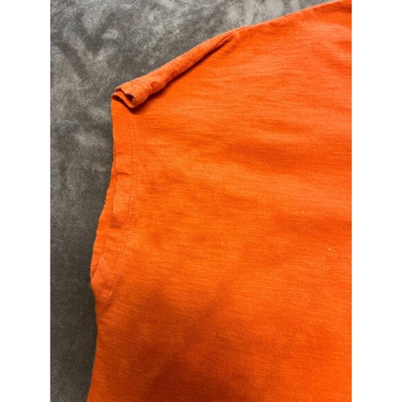 Lane Bryant‎ Womens Orange Top Plus Size 22/24 Cool Casual Cotton Slub Soft - Picture 5 of 6